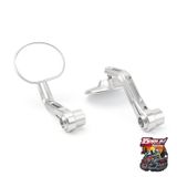  Kính gù Option 719 cho BMW RNineT - Bạc 