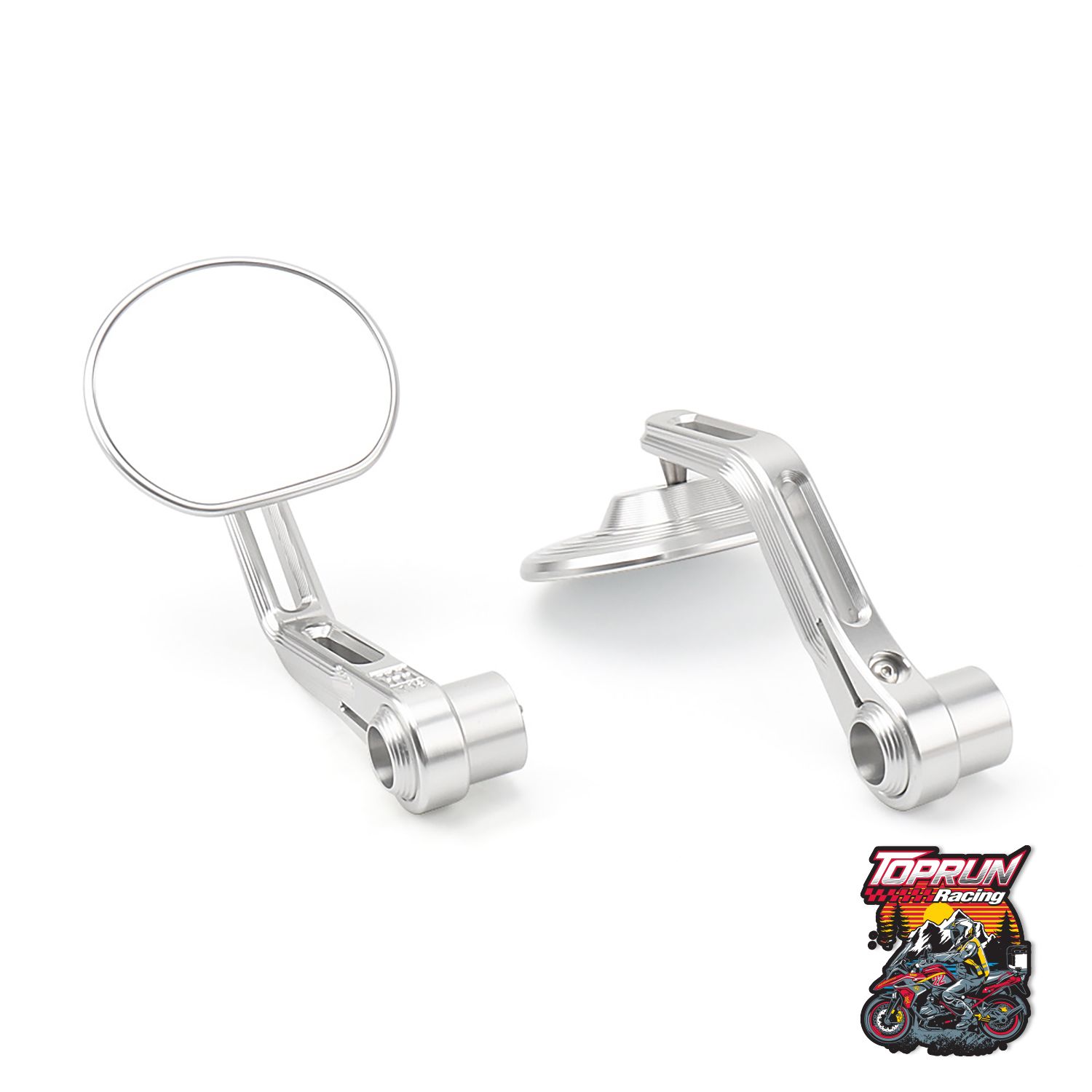  Kính gù Option 719 cho BMW RNineT - Bạc 