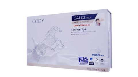 CALCI MILK WHITE HORSE - Canxi ngựa bạch