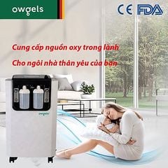 Máy tạo oxy Owgels 10 Lít có xông khí dung OZ-5-01GW0-10L