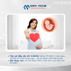Máy đo tim thai cá nhân Cody Health JPD-100E+ - Thiết bị đo tim thai tại nhà