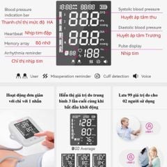 Máy đo huyết áp bắp tay Cody Health JPD-HA101