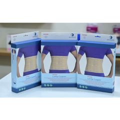 Đai lưng cố định cột sống DL033, Đai hỗ trợ lưng, 4 thanh trợ lực nhôm y tế cao cấp