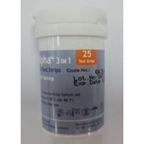 Máy đo đường huyết GlucoAlpha 3in1(Đo tiểu đường, acid uric và mỡ máu)