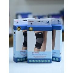 Băng thun bảo vệ đầu gối chất liệu than tre CODY Health, Đai hỗ trợ đầu gối chất liệu than tre BTG002