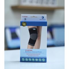Băng thun bảo vệ đầu gối chất liệu than tre CODY Health, Đai hỗ trợ đầu gối chất liệu than tre BTG002