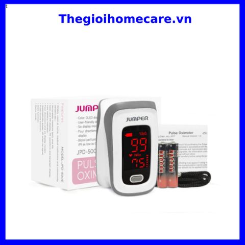 Máy đo nồng độ oxy trong máu SpO2 & nhịp tim Jumper JPD-500E