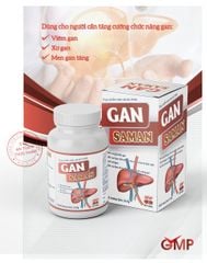 Gan SAMAN (Hỗ trợ giải độc gan, hỗ trợ bảo vệ và tăng cường chức năng gan, hỗ trợ hạn chế tác hại của rượu bia và hoá chất đối với gan)