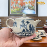 Bộ Ấm Chén Men Rạn Cổ Bát Tràng 003 