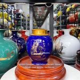  Bình Đựng Trà Thuận Buồm Xuôi Gió Màu Xanh Coban 