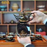  Bộ ấm trà Mã Đáo Thành Công lòng chén (ly) trắng 