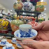  Bộ ấm chén Trúc Lâm Thất Hiền Trắng 