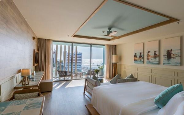Thiết kế tươi trẻ trong không gian phòng ở tại Khách sạn Fusion Suites Vũng Tàu