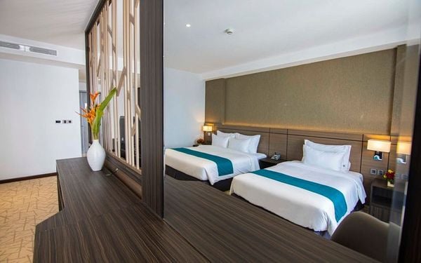 Phòng Family Suite Triple Sea View tại khách sạn The Cap Vũng Tàu