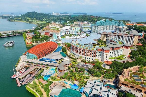 tham quan đảo Sentosa trong hành trình tour Singapore 4N3Đ