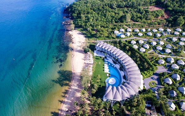 The Shells Phu Quoc Resort seen from above
