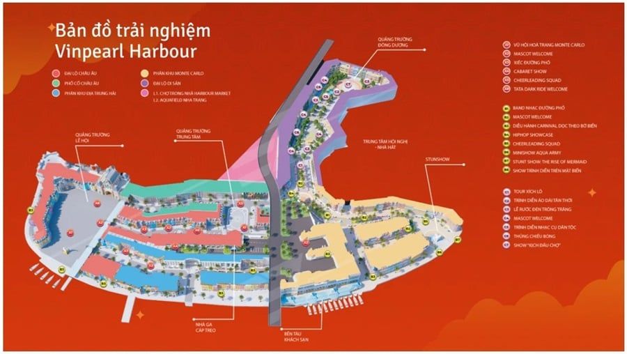 Vé cáp treo Vinpearl Harbour Nha Trang