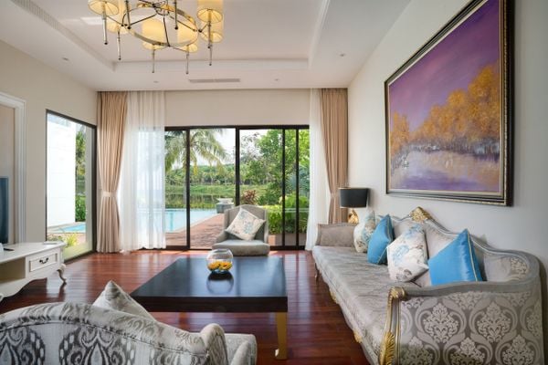 Góc chụp view hồ bơi tại Vinpearl Resort & Spa Phú Quốc