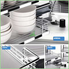 Kệ góc trái – phải tủ Inox 304 101005T(450), 101006P(450) – Higold