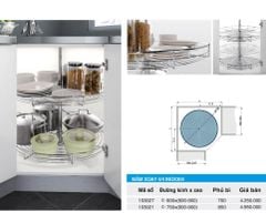 Mâm xoay 4/4 inox 304 103027(700), 103021(850) – Higold