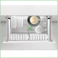 Rổ chén dĩa Diamond giảm chấn bắt mặt hộc 303502(700), 303504(800), 303505(900) – Higold