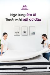 NỆM LÒ XO SAMICK HIGHEND EUROTOP (1800 x 2000)mm