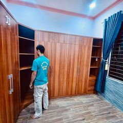 Hoàn thiện tủ quần áo bo góc nhà a Đồng Thà - Cam Phúc Bắc - Cam Ranh