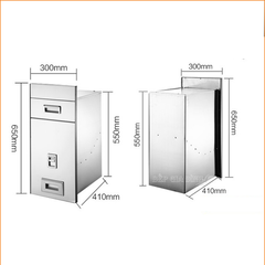 Thùng gạo kiếng điện tử 307039(250), 307040(300) - Higold