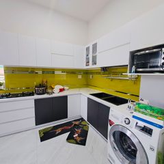 Hoàn thiện kính bếp chữ L nhà c Duyên - Cam Phước Đông