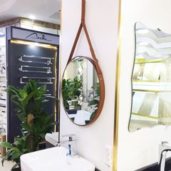 GƯƠNG DÂY DA TREO TƯỜNG HÌNH TRÒN