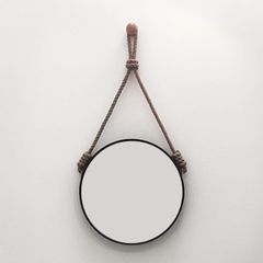 GƯƠNG DÂY DA TREO TƯỜNG HÌNH TRÒN