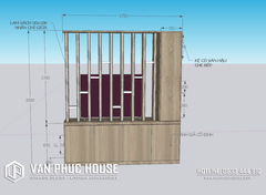 THI CÔNG - BÀN GIAO TỦ BẾP - VÁCH LAM TRANG TRÍ KẾT HỢP TỦ TIVI - CHỊ MỸ - CAM NGHĨA - CAM RANH