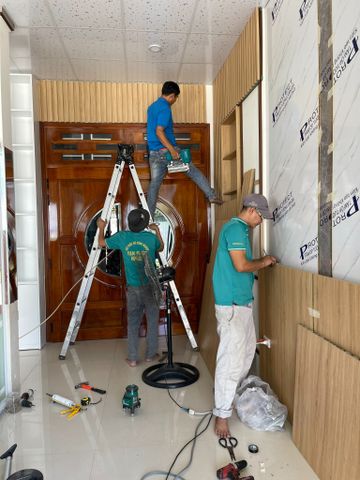 Hoàn thiện nội thất phòng nha Lê Thức tại Mỹ Ca - Cam Nghĩa