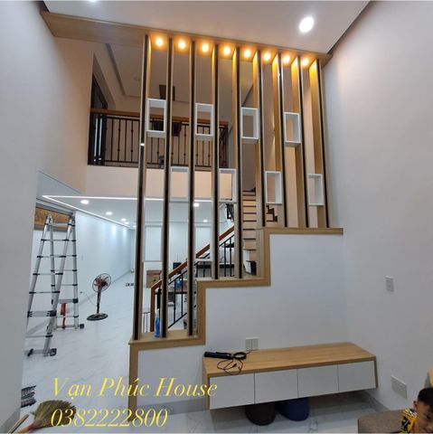 Hoàn thiện Lam trụ, tủ TV treo nhà A Giang - Ba Ngòi T12/2022