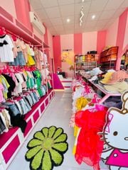 Hoàn thiện bàn lễ tân - quầy thu ngân thu Shop Ruby Kid  - Cam Ranh