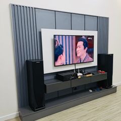 CẢI TẠO TƯỜNG TIVI WALL NHÀ CHỊ LỆ - MỸ CA