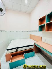 Combo tủ quần áo - giường - bàn học cho bé gái