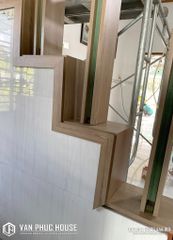 THI CÔNG - BÀN GIAO VÁCH LAM TRANG TRÍ KẾT HỢP TỦ TIVI - ANH THU - X. CAM THÀNH NAM - TP. CAM RANH