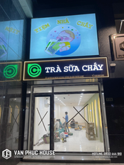 THI CÔNG - BÀN GIAO BẢNG QUẢNG CÁO - NỘI THẤT FULL QUÁN TRÀ SỮA CHẤY - NHA TRANG