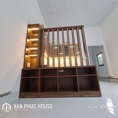 THI CÔNG - BÀN GIAO TỦ BẾP - VÁCH LAM TRANG TRÍ KẾT HỢP TỦ TIVI - CHỊ MỸ - CAM NGHĨA - CAM RANH
