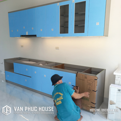 THI CÔNG - BÀN GIAO NỘI THẤT BẾP, PHÒNG KHÁCH - ANH NGUYÊN - X. CAM THÀNH NAM - TP. CAM RANH