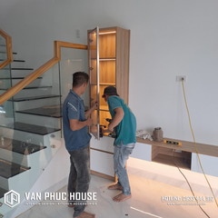 THI CÔNG - BÀN GIAO NỘI THẤT BẾP, PHÒNG KHÁCH - ANH NGUYÊN - X. CAM THÀNH NAM - TP. CAM RANH