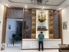 BÀN GIAO VÁCH NGĂN KẾT HỢP VÁCH THỜ CHO GIA ĐÌNH CHỊ PHƯƠNG PHAN-CAM AN NAM, CAM RANH, KHÁNH HÒA