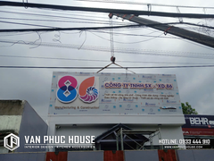 THI CÔNG - BÀN GIAO BIỂN QUẢNG CÁO 