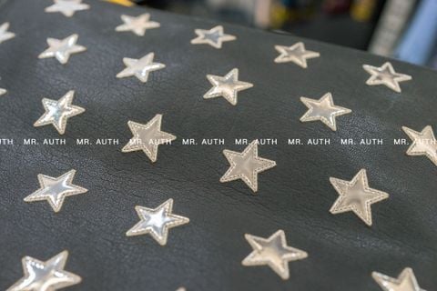  Saint Laurent Star Leather Pouch. 