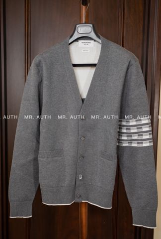  Thom Browne Hector 4-Bar stripe cardigan 