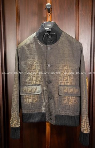  Fendi Blouson Canvas FF Eclissi jacket 