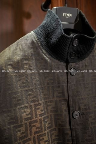  Fendi Blouson Canvas FF Eclissi jacket 
