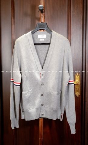  Thom Browne Cotton Milano V-Neck Cardigan 