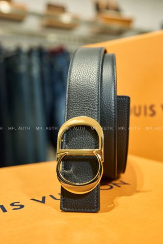  Dior CD Belt Buckle & Reversible Leather Belt 